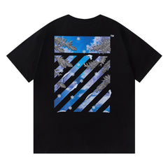 Snowflake Pattern T-shirt