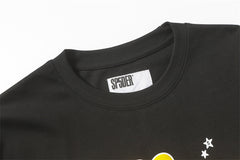 Letter Star Pattern T-shirt #S T019