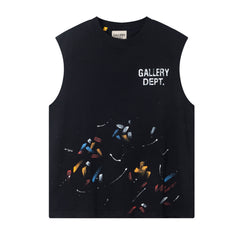 Letter Print Sleeveless T-shirt Vest #GA-B15