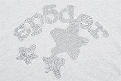 Rhinestone Pattern Hoodie
