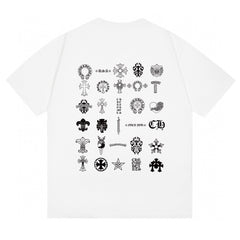 CH Patterned Cotton T-shirt