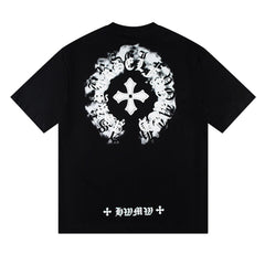CH Patterned Cotton T-shirt