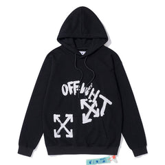 Arrows paint script skate hoodie