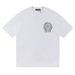 CH Patterned Cotton T-shirt