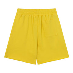 Letter Pattern Shorts #S232 Yellow