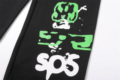 Letter Pattern Pants #S225-2
