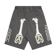 Bone Pattern Shorts #SM85