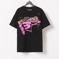 Letter Pattern T-shirt #S T008