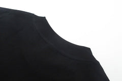 Web Print Gothic Punk T-Shirt Black