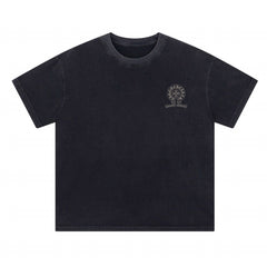 CH Patterned Washed Distressed T-shirt