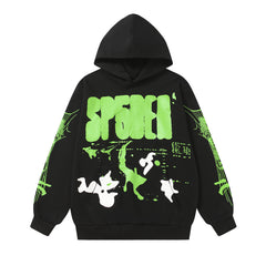 Letter Pattern Hoodie #S225