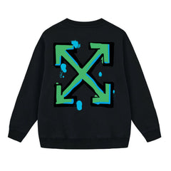 Off White Arrow Pattern Printed Sweatshirts