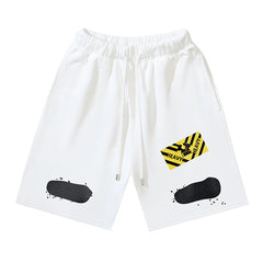 Letter Pattern Shorts