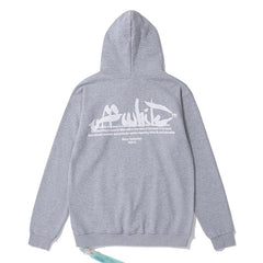 Arrows paint script skate hoodie