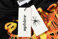 Web Letter Pattern Hoodie #S224