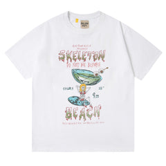 Skull Pattern Casual T-shirt #G568