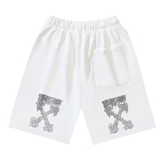 Letter Pattern Shorts