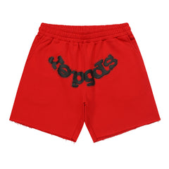 Letter Pattern Rhinestones Shorts #S959