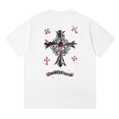 CH Patterned Cotton T-shirt