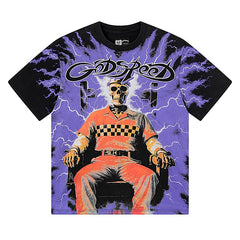 Skull Throne Pattern T-shirt #G1203