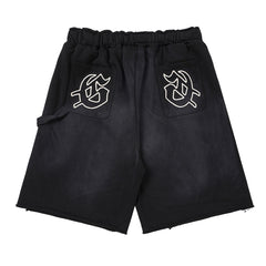 Embroidered Washed Short #G001