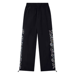 Colored Rhinestones Pants