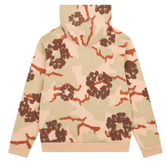 Cotton Wreath Camouflage Zipper Hoodie