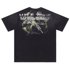 Letter Pattern T-shirt #V2916