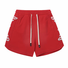 Embroidered Washed Distressed Short #G6689-3