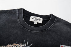 Distressed Rhinestone Tee