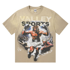Boxing Champion Printed T-shirt #V1115