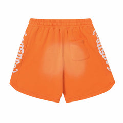 Embroidered Washed Distressed Short #G6689-5