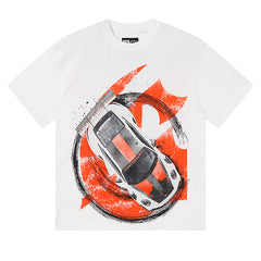 Racing Car Pattern T-shirt #G1180/G3180