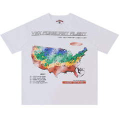 United States Map Print T-shirt #V2920