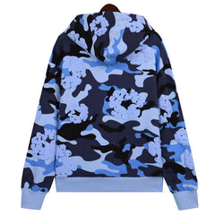 Cotton Wreath Camouflage Hoodie