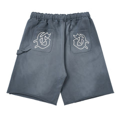 Embroidered Washed Short #G001