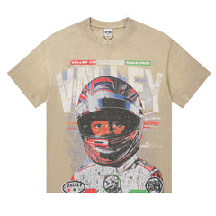Race Car Driver Printed T-shirt #V1111