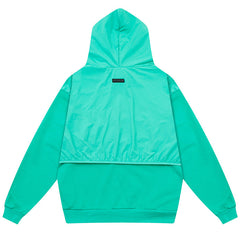 Letter Logo Splicing Hoodie