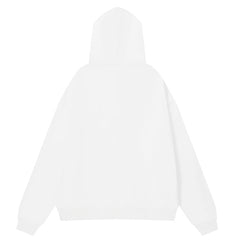 Logo Pattern Printed Hoodie