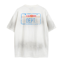 Dirty Distressed Casual T-shirt #G015-29