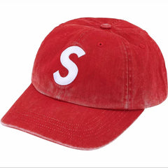 25SS Pigment Print S Logo 6-Panel Cap