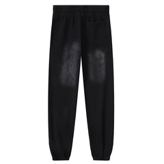 Fire Black Closed Elastic Bottom sweatpants